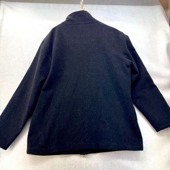 Men’s SNOWGUM Windtec Wool Blend Zip Up Jacket Dark Charcoal Grey L/XL - Picture 2 of 6